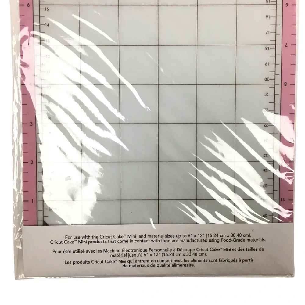 CRICUT Cake Tools Mini Cutting Mats 6 in x 12 in Set of 2 Food Grade NEW NWT - Picture 3 of 6